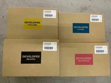 Versant 80 180 2100 3100 Developer powder set CMYK. New OEM Sealed