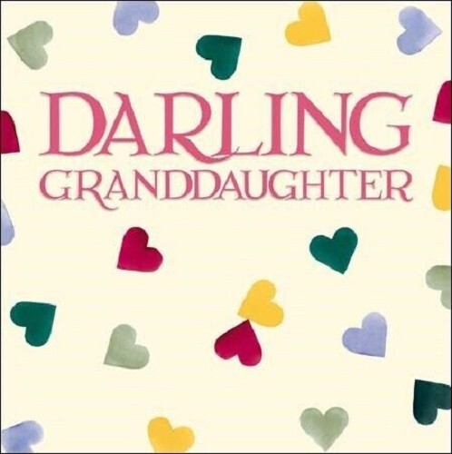 Emma Bridgewater Card Birthday Darling Granddaughter