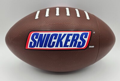 Snickers NFL Plastic Football Candy Bowl Container Dish