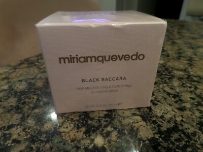 SEALED! Miriam Quevedo Black Baccara Hair Multiplying Mask 200ml / 6.52 oz $155
