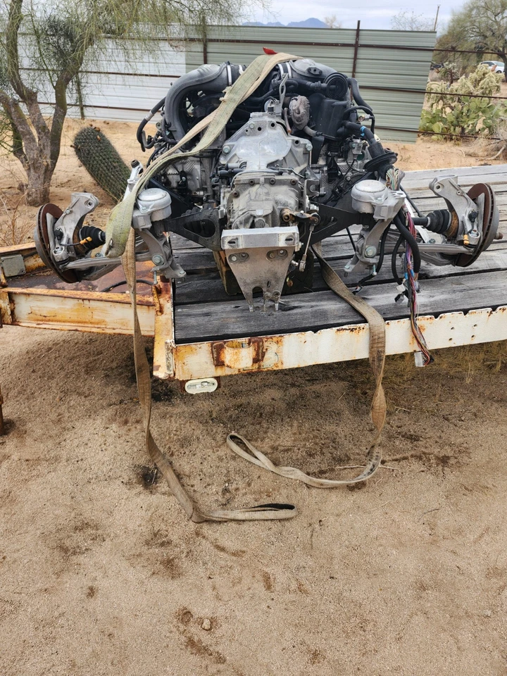 2000 PORSCHE BOXSTER ENGINE & TRANS. - Image 2 of 4