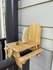 squirrel feeder picnic table