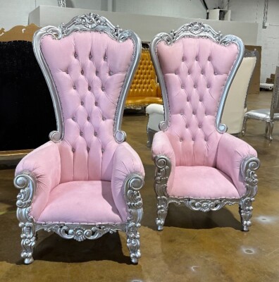 Throne Chair Pink Gold 63