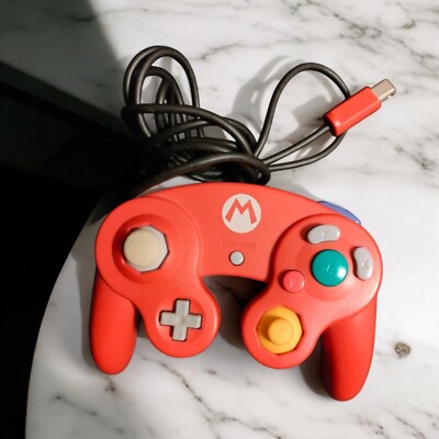 Gamecube Club Nintendo Offizieller Controller Mario Rot x Blau Japan
