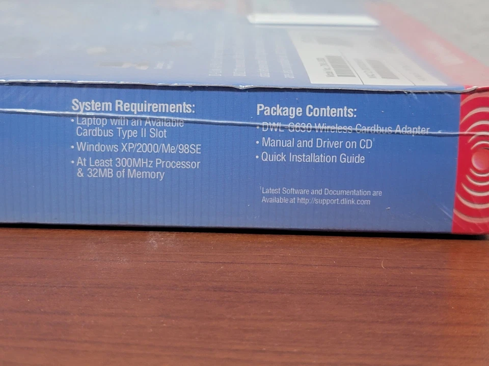 D-LINK AirPlus G 802.11g/2.4 GHz Wireless Cardbus Adapter for Laptop (DWL-G630) - Image 3 of 4