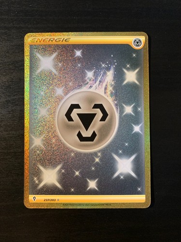 Pokemon Karte: Energie Stahl 237/203 Himmlische Evolution Französisch NEU