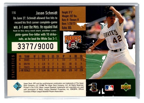 JASON SCHMIDT ~ Lot of (53) Assorted Baseball Cards ~ with Premium