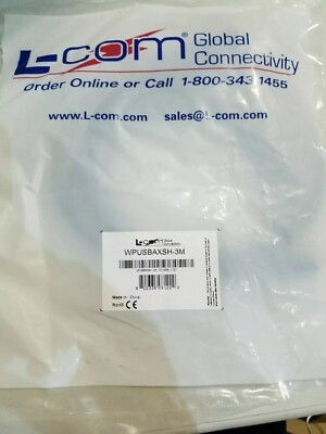 L-Com Shielded Waterproof USB-Kabel USB / USB, 3m USB 2.0_0.2_5