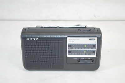 SONY ICF-38 AM/FM 2 Band Portable Radio | eBay