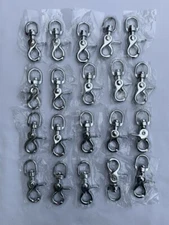 1/2" TRIGGER SNAPS  20pcs  with swivel ring  Cal Hawk CZTS4