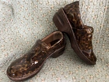 b.o.c. Tortoise Shell Margaret Patent Clog 8M C00037 CBTJ14 Manmade Uppers