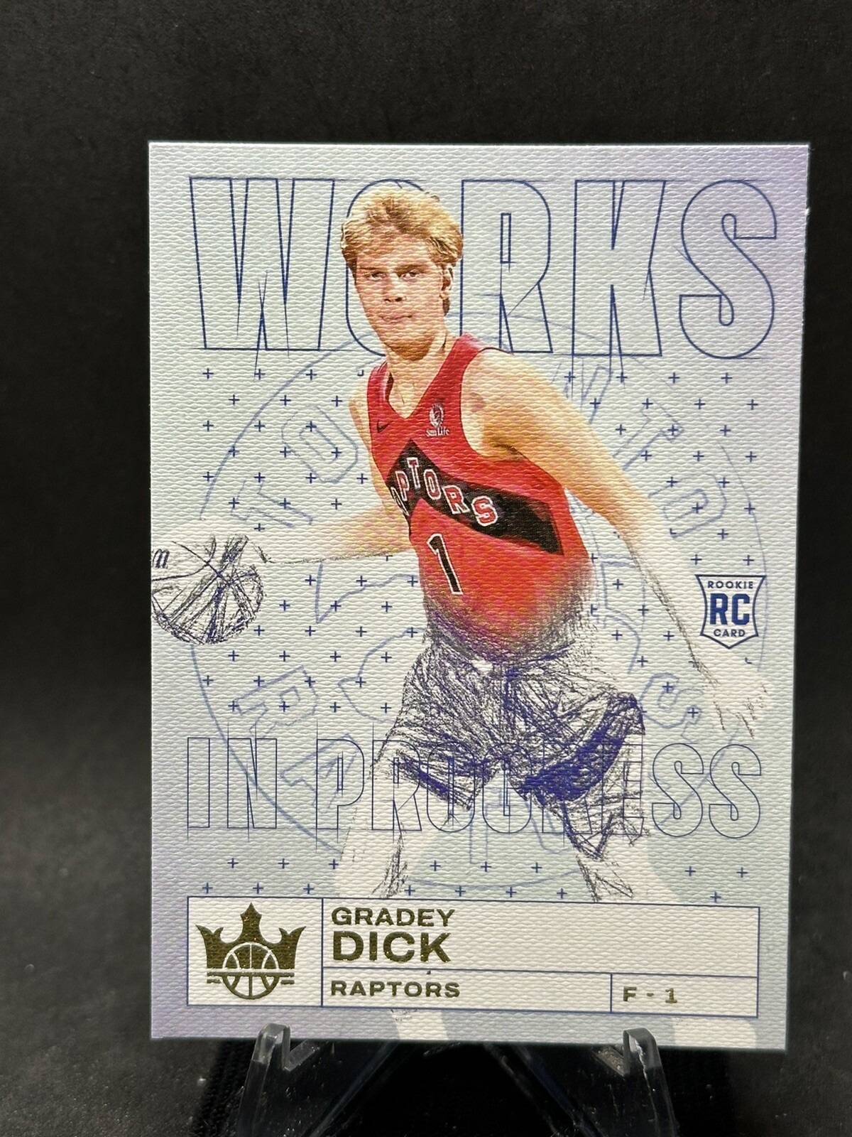 2023-24 Panini Court Kings Works In Progress Gradey Dick Rookie Rc