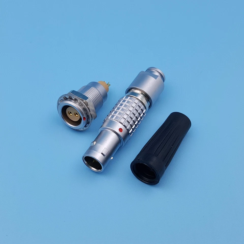 1*Circular Push Pull M9 Aviation Plug Cable Connector Compatible FGG EGG Series - Image 4 of 4