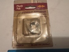 PLUMB PAK 3/4" FEMALE CHROME AERATOR 27 INSIDE THREADS - NEW ORIG PACKAGE