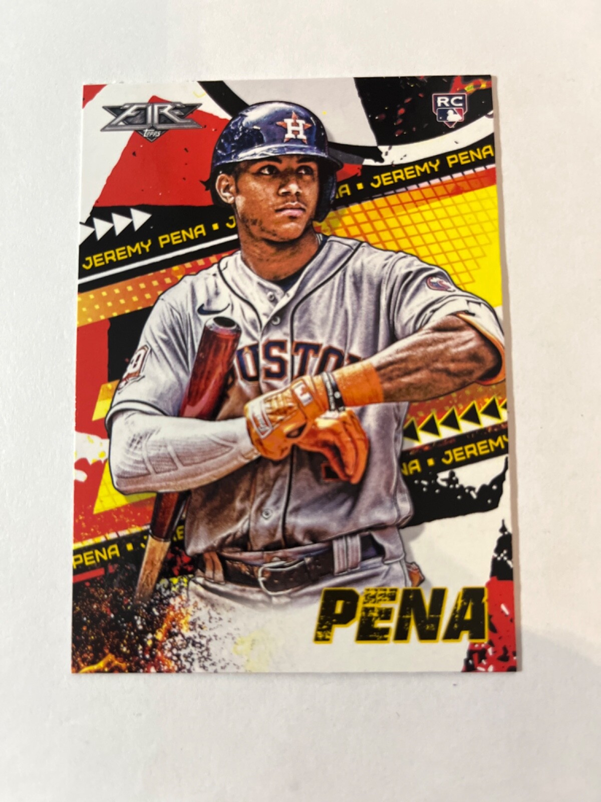 2022 Topps Fire #71 Jeremy Pena RC