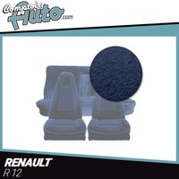Bezug Vordersitze Und RüCksitz Leder Velours Blau Renault R12