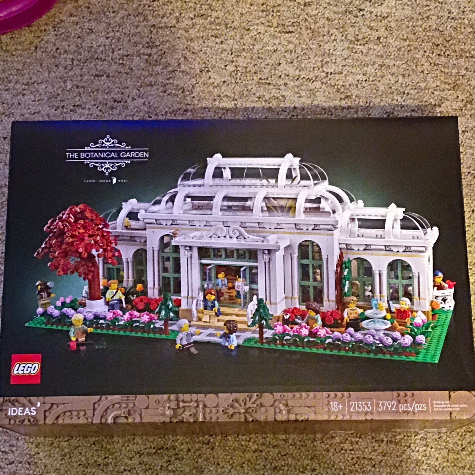 LEGO Ideas The Botanical Garden 21353 Set 3792 pcs 18+ Complete Set (Opened Box)