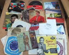 Vintage Vinyl Records Various 1960/70s Artists 7 Inch Singles & EPs x 40