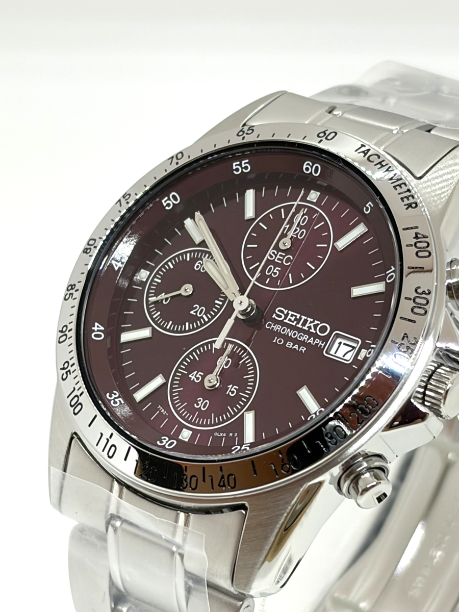 e*h様 SEIKO セイコー 腕時計 SBTQ045 メンズ SPIRIT ス SEIKO SPIRIT SBTQ045 Chronograph Men's Watch Dial Color Red
