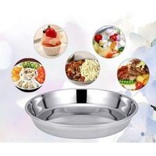 Silver Stainless Steel Plate for Cold Crust Non Magnetic Cake Tray High Quality