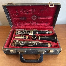 VTG Leblanc Normandy ResoTone Made in USA /France Clarinet w/ Hard Case Untested