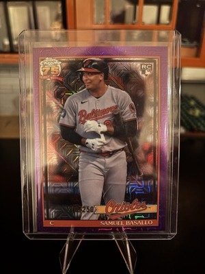 Topps Series 1 Samuel Basallo Purple Mojo Refractor /250