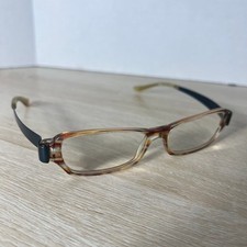 Face A Face NUEVA 1 521 Eyeglasses Striped Amber Multicolor France 52-14-140