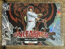 2023 Panini Donruss Noelvi Marte #U19 Unleashed Rapture Parallel Cincinnati Reds