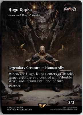 Hugo Kupka 0050 Showcase Final Fantasy FF MTG Magic The Gathering Card NM