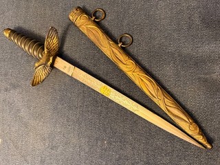 Hungarian Officer's Dagger Aviation Air Force Sword Knife RARE EX M1946