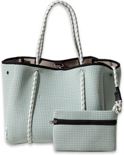 Stylish Large Neoprene Tote Bag for Women - Ideal for Work, Beach Travel