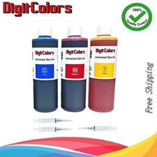 3x250ml Ink cartridge refill kit bottles for HP Canon Epson Dell Brother Kodak