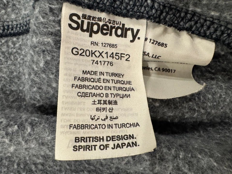 Superdry 全拉链连帽衫运动衫“日本设计精神” — 第 4/4 张图片