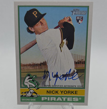 Topps 2025 Heritage High Number Real One Autographs Nick Yorke ROA-NY RC Pirates