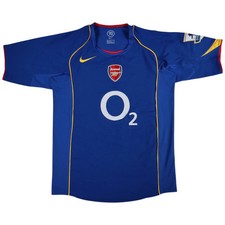 Vintage Arsenal Away Shirt 2003/04 Nike Boys Football Swoosh Size 14 - 16 Years