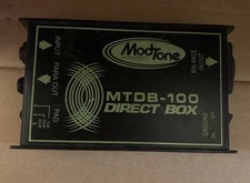  ModTone MTDB-100 Direct Box / Untested as-is