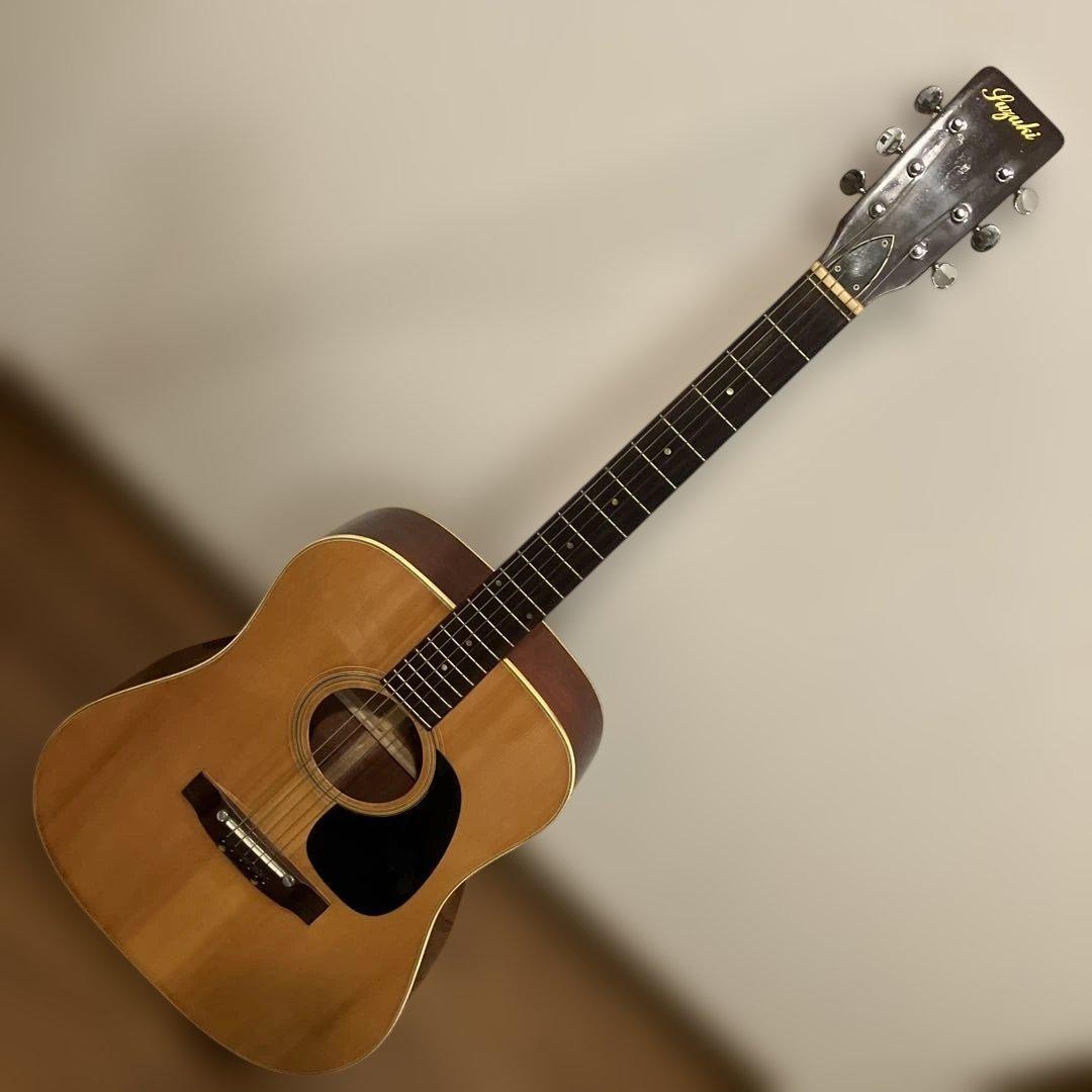 Kiso Suzuki W-100 Vintage Acoustic Guitar Japan 70s-80s