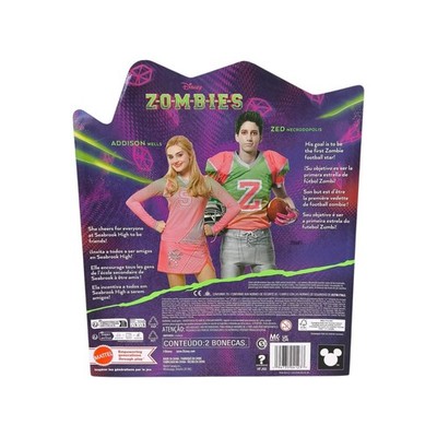 ジェイソンです！ Sealed Mattel Disney Zombies Addison Wells & Zed Necrodopolis