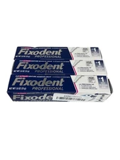 Fixodent Professional Ultimate Denture Adhesive Cream for Dentures 3 Pack