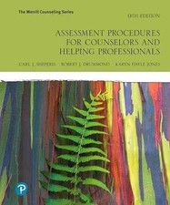 Assessment Procedures for - Paperback, by Sheperis Carl; Drummond -9780135186022