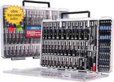 80-Piece Premium Magnetic Impact Nut Driver Set Metric  SAE with Socket Adapter