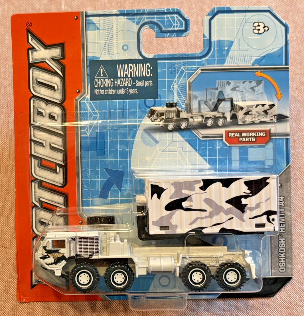 MATCHBOX 2011 REAL WORKING RIGS OSHKOSH HEMTT A4 #RW019 WINTER