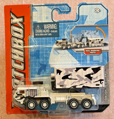 MATCHBOX 2011 REAL WORKING RIGS OSHKOSH HEMTT A4 #RW019 WINTER