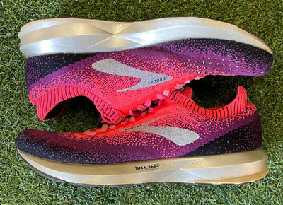 Brooks Levitate 2 1202791B678 Women's 8.5 Running Shoes Orange Plum Sneakers