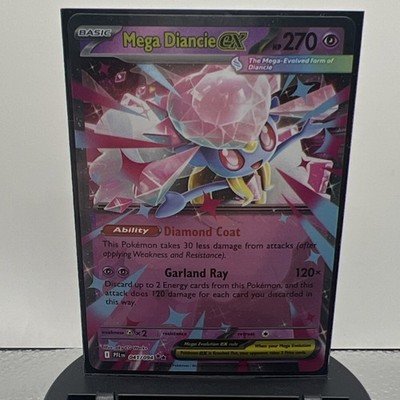 Pokémon Mega Diancie EX Rare Regular Card 270 HP 120 Attack 041/094