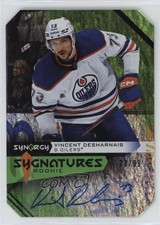 2023-24 Synergy Sygnatures Green Moonwalker 28/99 Vincent Desharnais Auto 0x04