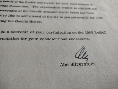 NASA Abe Silverstein Father of Gemini Apollo 1965 LeSAC Lewis Research Book