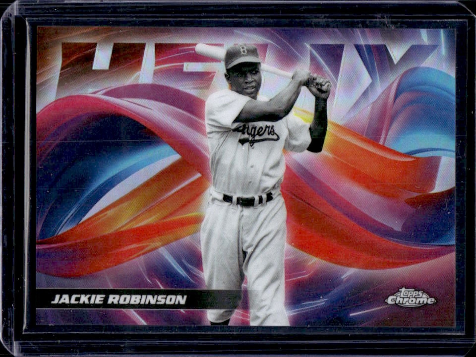 2025 Topps Chrome Update Jackie Robinson Helix SSP #HX-21 Dodgers