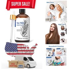 HIQILI 1 Fl Oz Tea Tree Oil, Nail Growth, Hair Restoration, Can be Added to S...