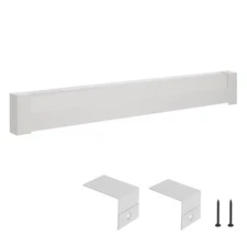 VEVOR 5 ft Baseboard Heater Covers Basic Series Standard for Bedroom White